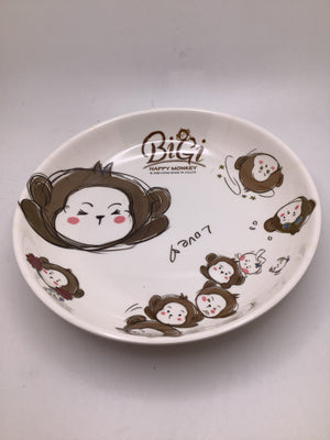 Bigi Happy Monkey Melamine Plate