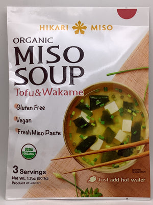 Hiraki Organic Tofu & Wakame Miso Soup Mix 1.7oz