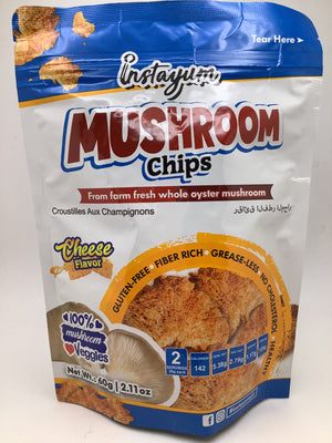 Instayum Mushroom Chips Cheese Flavor 60g