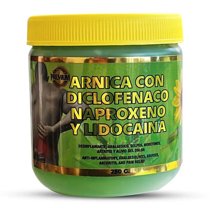 Arnica Con Diclofenaco, Naproxeno Y Iidocaina