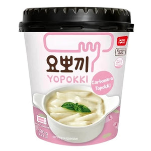 Yopokki Carbonara Topokki Cup