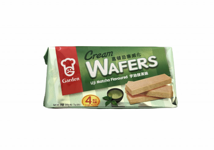 Garden Cream Wafer Matcha Flavor 200g