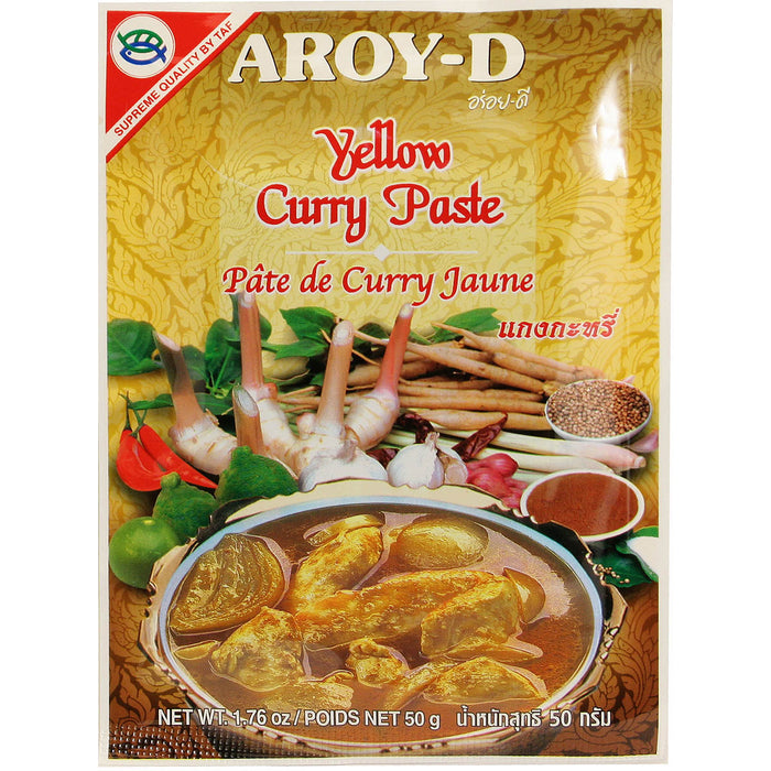 Aroy-D Yellow Curry Paste 1.76 oz