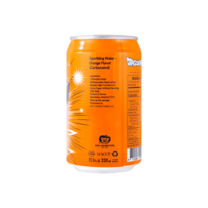 Ocean Bomb Sparkling Water Orange Flavor 330ml