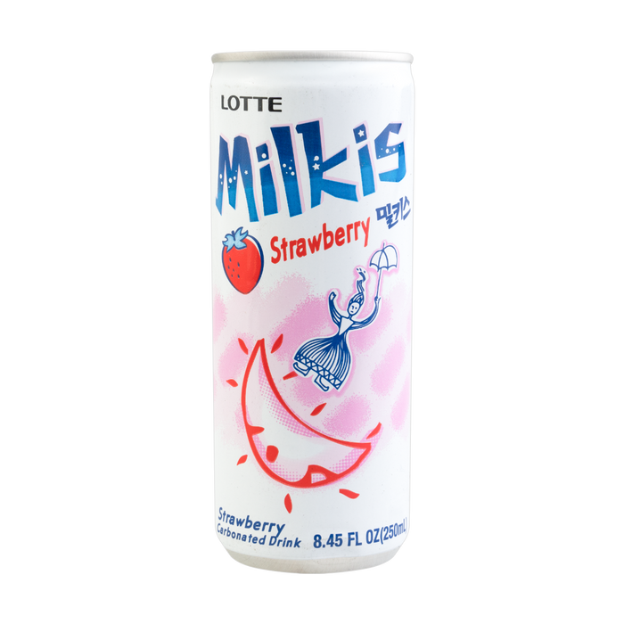 Lotte Milkis Drinks Strawberry