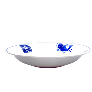 Blue Fish 8” Soup Plate