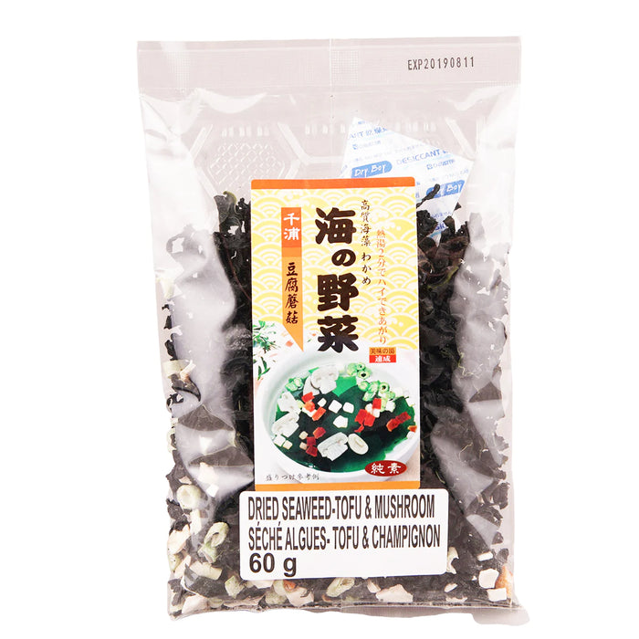 Dried Seaweed - Tofu & Mushroom 60g