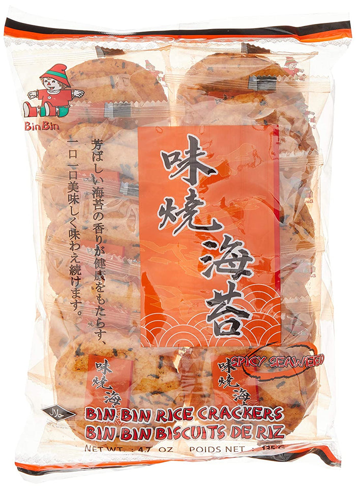 Bin Bin Spicy Seaweed Rice Cracker