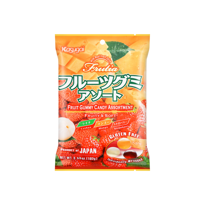 Kasugai Fruit Gummy Candy Assorted