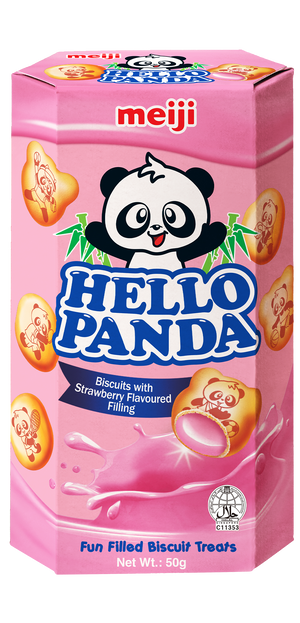 Meiji Strawberry Hello Panda 2 oz