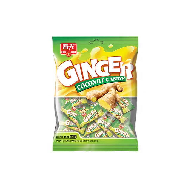 Chun Guang Ginger Coconut Candy 5.6 oz