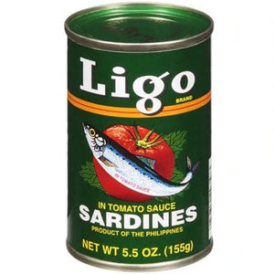 Ligo Sardines in Tomato Sauce 5.5 oz