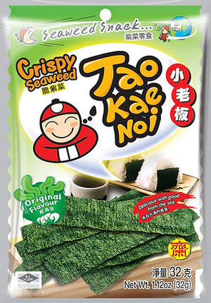 Tao Kae Noi Original Flavor Crispy Seaweed, 1.41 OZ
