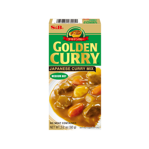 S&B Golden Curry Sauce Mix Medium Hot 3.5 oz