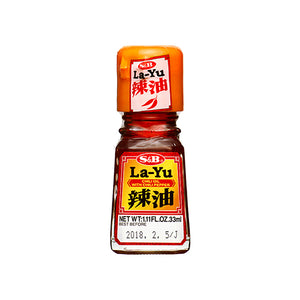 S&B La-Yu Chili Oil w/chili Pepper 33ml