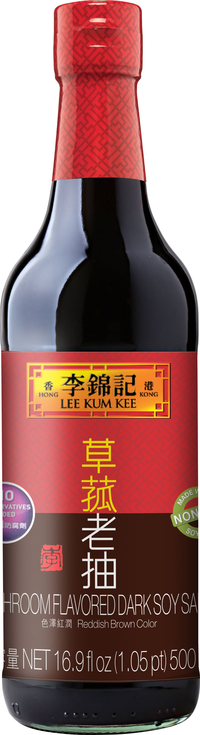 LKK Mushroom Flavored Soy Sauce 16.9 oz