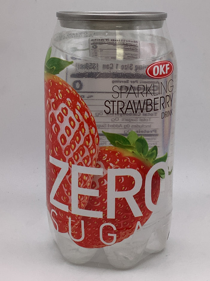 OKF Strawberry Sparkling Water 350ml