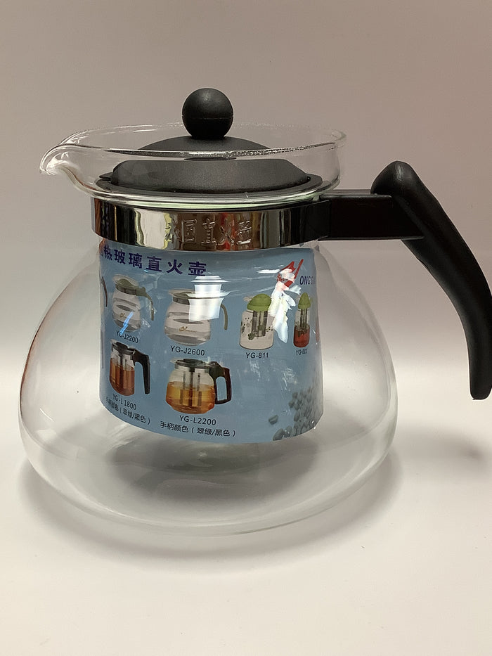 Glass Tea Pot w/Filter 1500ml