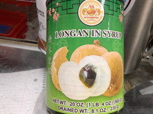 AH Canned Longan In Syrup 20oz