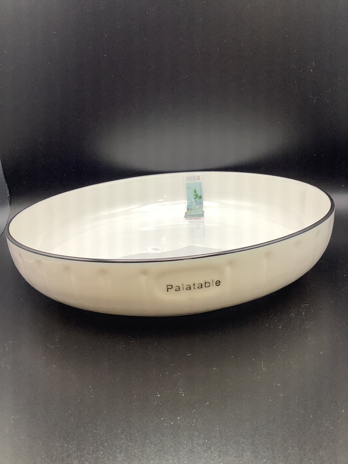 7.5" Palatable White Plate