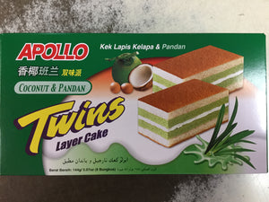 Apollo Coconut & Pandan Twins Layer Cake