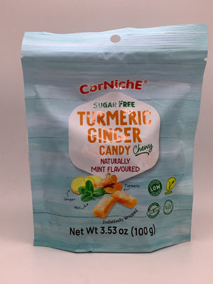 Corniche Sugar Free Turmeric Ginger Mint Candy 100g