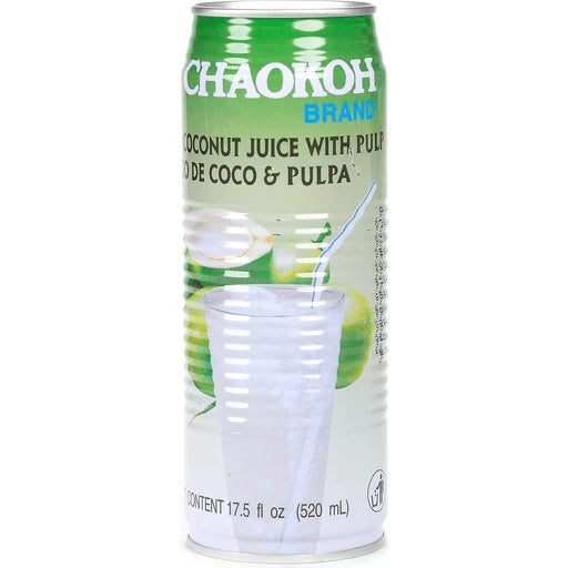 Chaokoh Young Coconut Juice W/meat 17.5oz